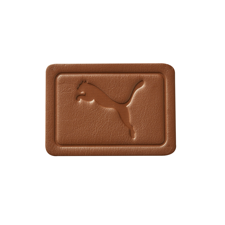 Genuine leather PUMA sew-on patch